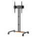 Manhattan TV & Monitor Mount, Trolley Stand (Compact), 1 screen, Screen Sizes: 34-55", Silver, VESA 200x200 to 400x400mm, Max 35kg, Height-adjustable to four levels: 862, 916, 970 and 1024mm, LFD, Lifetime Warranty