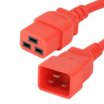 Cablenet 5m IEC C20 - IEC C19 Red PVC 1.5mm Power Leads