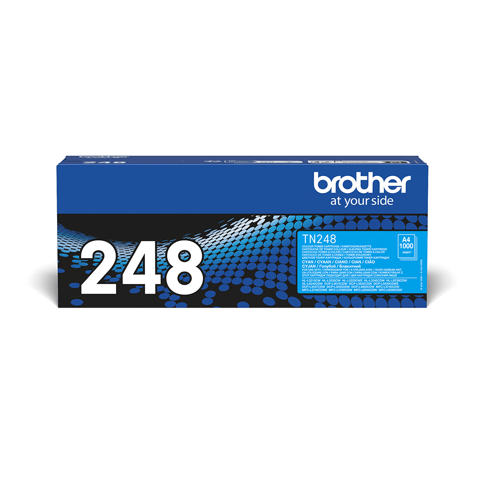 Image of Brother TN-248C Toner-kit cyan, 1K pages ISO/IEC 19752 for Brother...