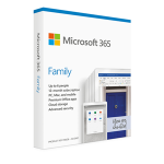 Microsoft 365 Family 2023 English APAC 1 Year Subscription Medialess for PC & Mac. NEW Retail Pack with Product Key