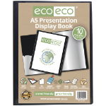 Eco Eco A5 50% Recycled 10 Pocket Presentation Display Book - Single