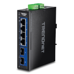 Trendnet 6-PORT INDUSTRIAL 2.5G DIN-RAIL - Switch Unmanaged