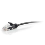 C2G 12ft (3.66m) Cat6 Snagless Unshielded UTP Slim Ethernet Network Patch Cable - Black