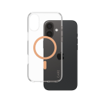 PanzerGlass CARE by ® Flagship Case Transparent Urban Combat w. Peachy MagSafe iPhone 16 Plus