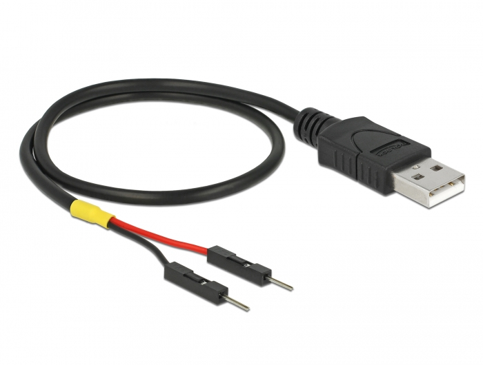 DeLOCK 85402 USB cable 0.3 m USB A Black