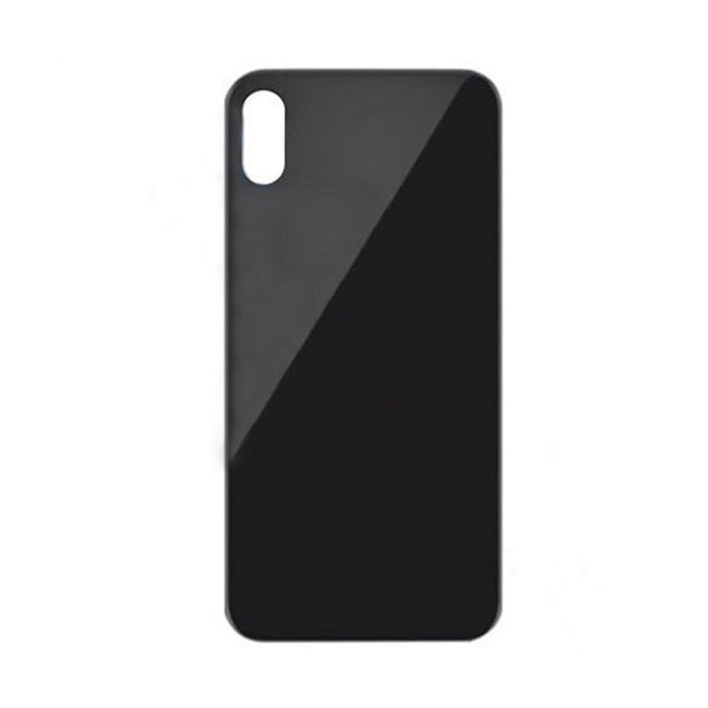 EU Product - iPhone XS Back Cover Glass (No Logo) - Black thumbnail