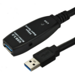 Microconnect USB3.0AAF10A USB cable 10 m USB 3.2 Gen 1 (3.1 Gen 1) USB A Black, Blue, Silver