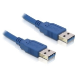 DeLOCK USB 3.0-A male/male - 5m USB cable USB A Blue