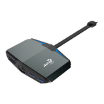 AEROCOOL Gaming USB Type-C Multifunction Adapter with LAN, VGA, USB 3.1 & Type-C Power Delivery and data Sync