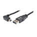 Tripp Lite UR030-003-RAB USB cable USB 2.0 35.8" (0.91 m) USB A Mini-USB B 0.48 Gbit/s Black