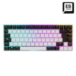 Sharkoon SKILLER SGK50 S3 toetsenbord Gamen USB QWERTY Spaans Wit