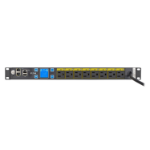 Eaton EMAT08-10 power distribution unit (PDU) 8 AC outlet(s) 1U Black