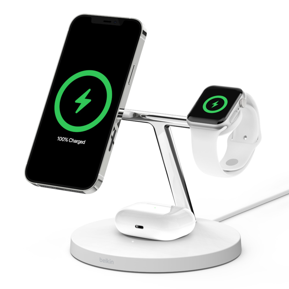 Belkin BOOST↑CHARGE PRO Headset. Smartphone. Smartwatch White Wireless