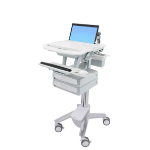 Ergotron StyleView Aluminium, Grey, White Laptop Multimedia cart