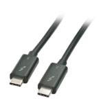 Lindy 41557 Thunderbolt cable 2 m Black 20 Gbit/s