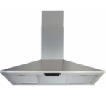 Indesit 60cm Chimney Hood - Silver