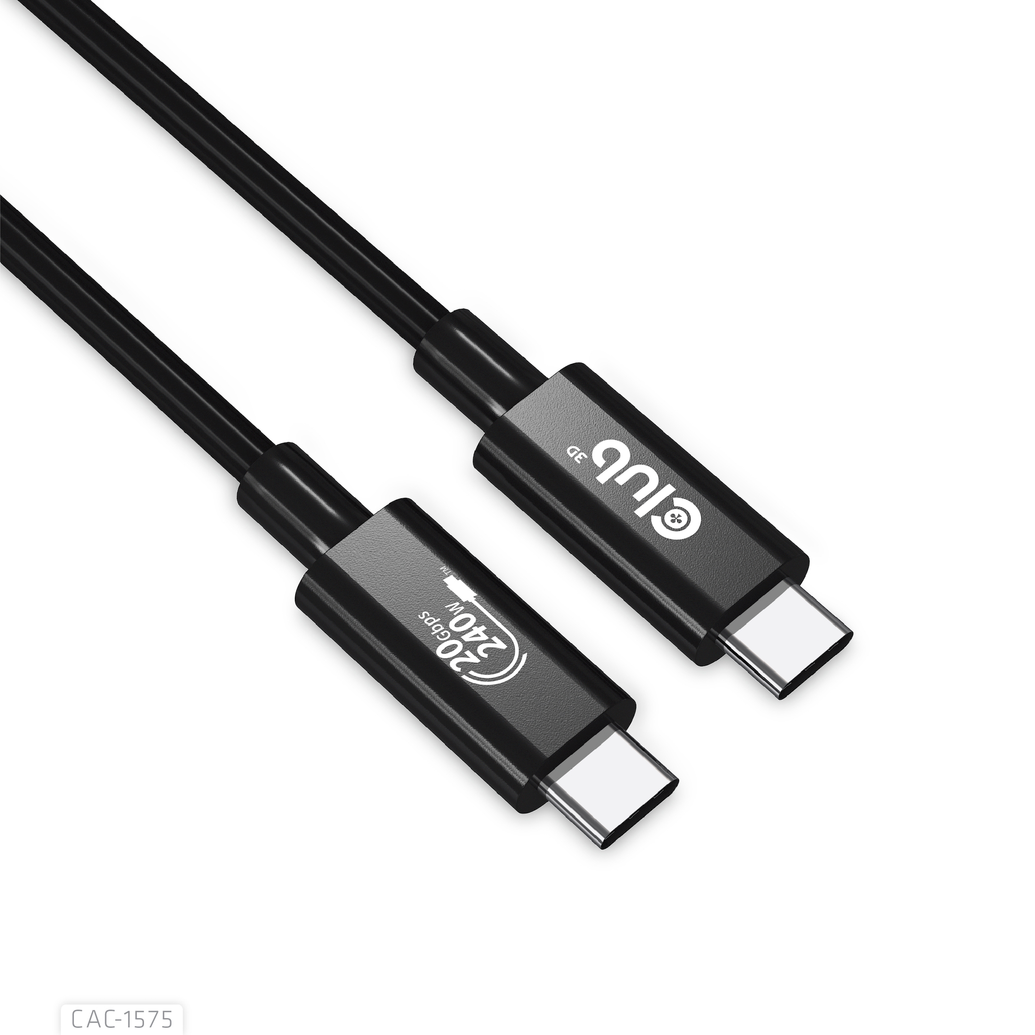 Image of CLUB3D USB4 Gen2x2 Type-C Bi-Directional Cable 4K60Hz, Data...