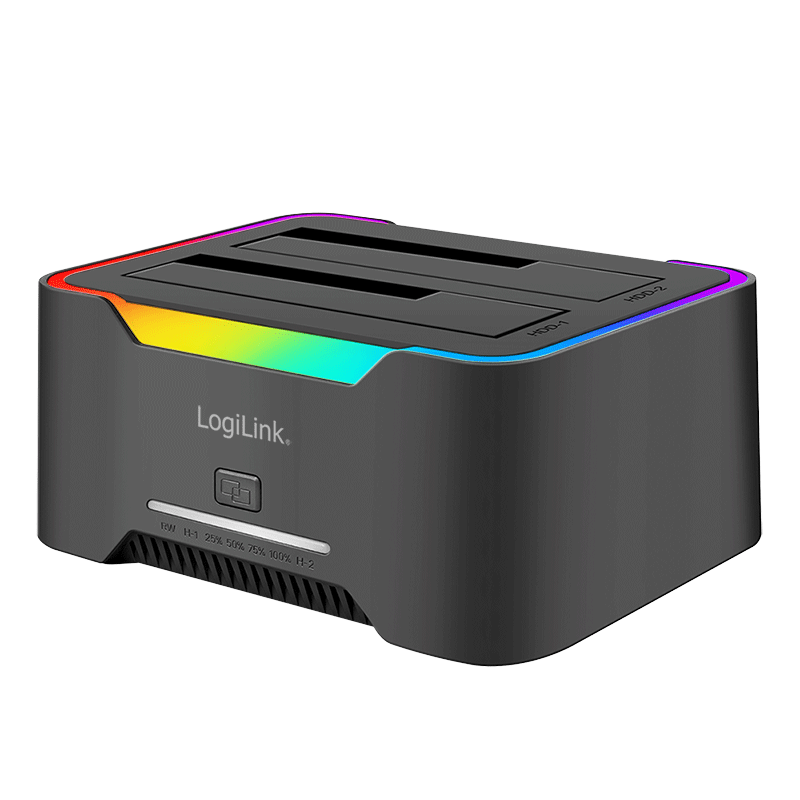 Logilink Usb 3.2 Gen1 Docking Station. 2-Bay. For 2.5/3.5" Sata H