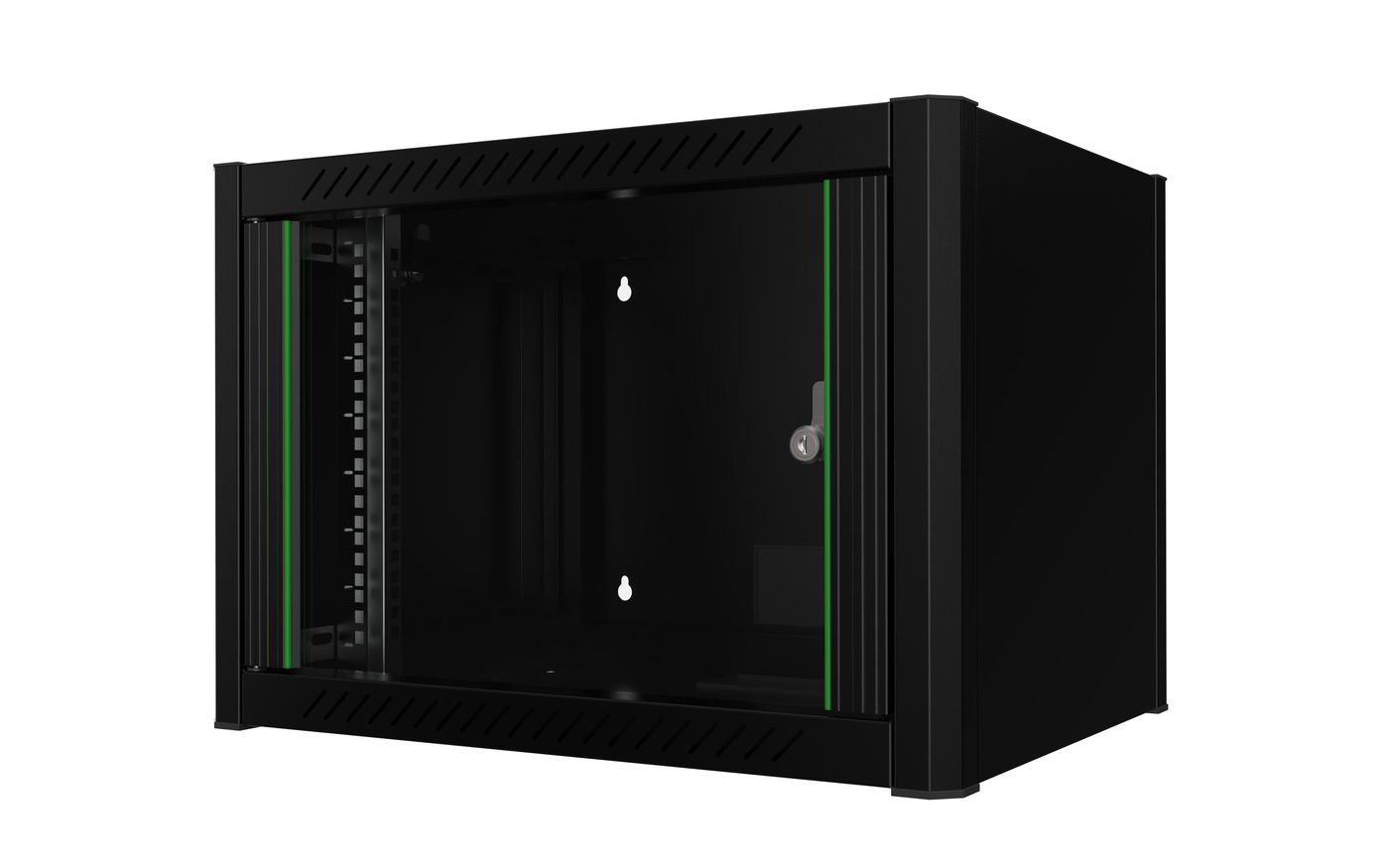 Lanview Black Rwm06u45bl Rack Cabinet 6U Wall Mounted Rack
