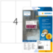 HERMA Labels hard-wearing A4 105x148 mm white strong adhesion film matt weatherproof 100 pcs.