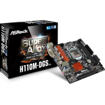 Asrock H110M-DGS R3.0 motherboard LGA 1151 (Socket H4) Micro ATX Intel® H110