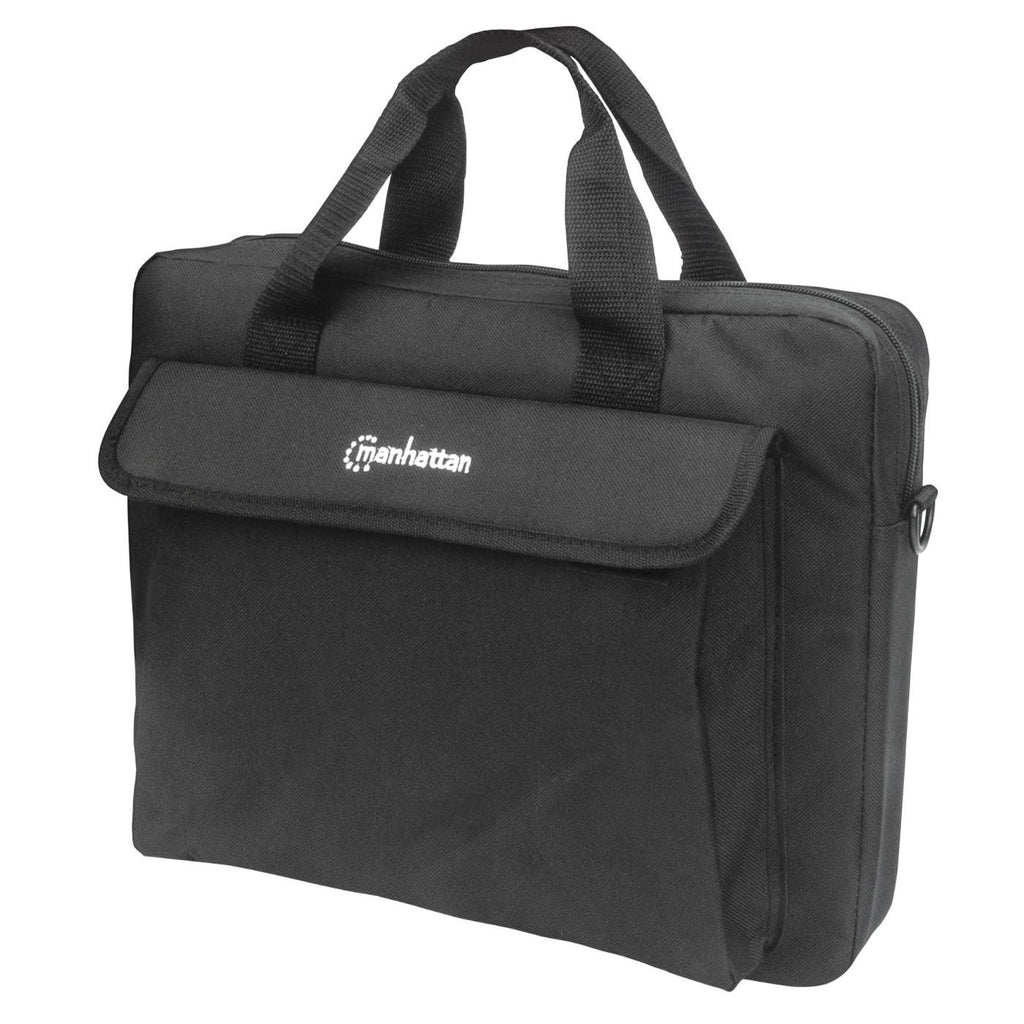 Image of Manhattan London Laptop Bag 14.1", Top Loader, Black, LOW COST,...