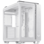 ASUS GT502 TUF Gaming Case White ATX Mid Tower Case,Tool-Free Side Panels,Tempered Glass,8 Expansion Slots,4 x 2.5'/3.5' Combo Bay