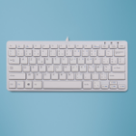 R-Go Tools Compact R-Go ergonomic keyboard AZERTY (BE), wired, white