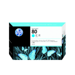 HP 80 cyaan inktcartridge, 350 ml