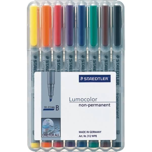Image of Staedtler 312 WP8 marker 1 pc(s) Black, Blue, Green, Red
