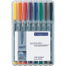 Staedtler 312 WP8 marker 1 pc(s) Black, Blue, Green, Red