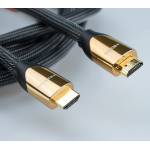 ROLINE 11.04.5801 HDMI kabel 1 m HDMI Type A (Standaard) Zwart, Goud