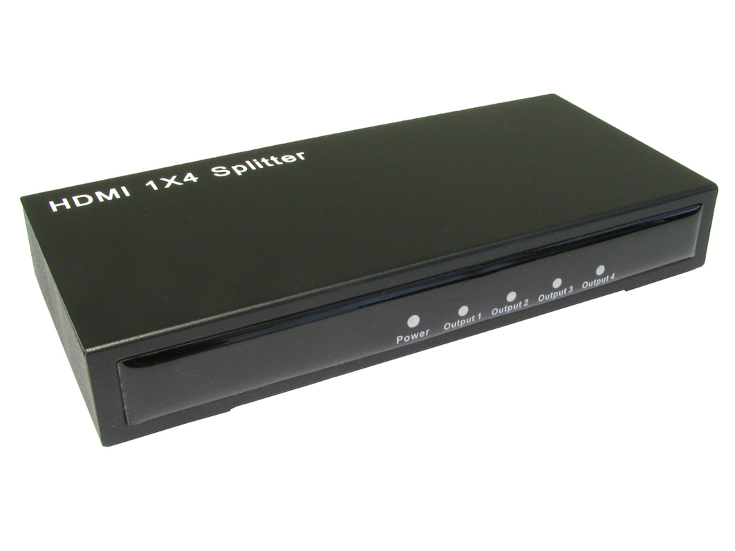 Cables Direct HD-SP204 video splitter HDMI 4x HDMI