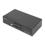 Digitus DS-12880 KVM-switch Zwart