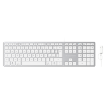 Conceptronic KAYNE02WIT USB Slim Keyboard, QWERTY Italian, Compatible with Windows and macOS