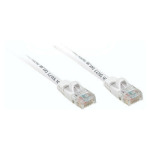 C2G 50ft Cat5E 350MHz Snagless Patch Cable White networking cable 590.6" (15 m)
