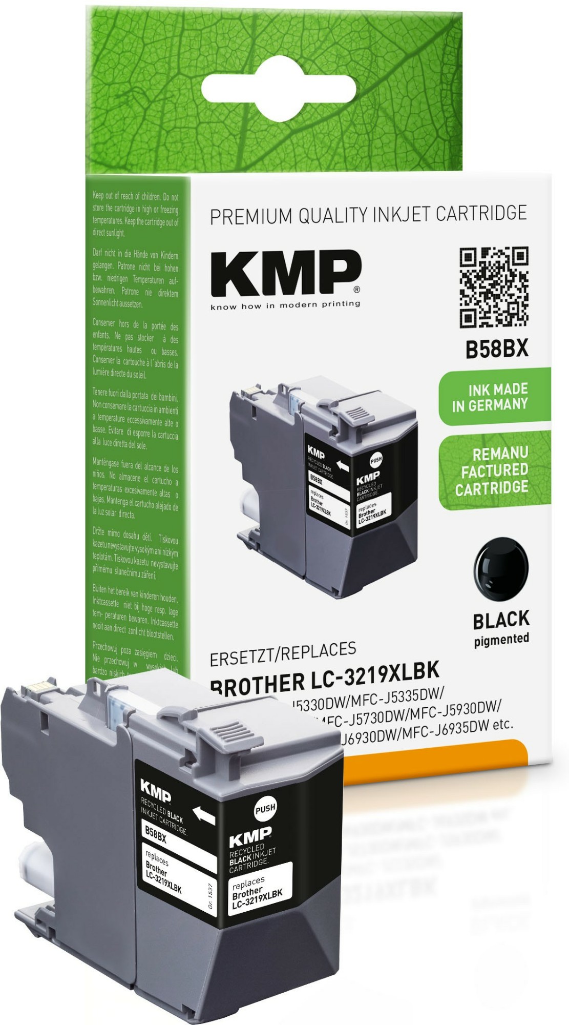 KMP 1537,4001 ink cartridge 1 pc(s) Compatible High (XL) Yield Black