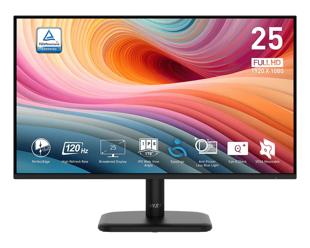 MSI PRO MP251LDE E2 computer monitor 62.2 cm (24.5") 1920 x 1080