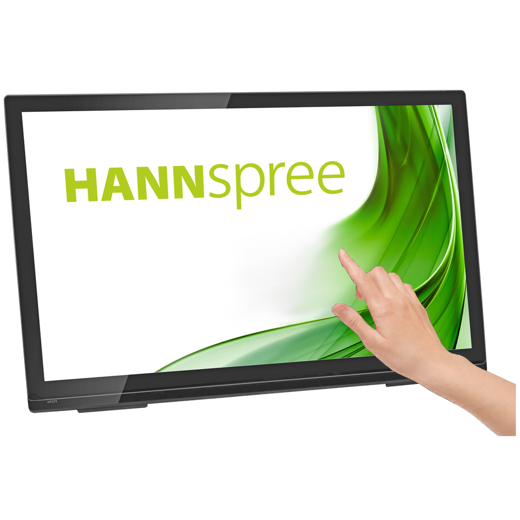 Hannspree HT 273 HPB touch screen monitor 68.6 cm (27&quot;) 1920 x 1080 pixels Black Multi-touch Tabletop