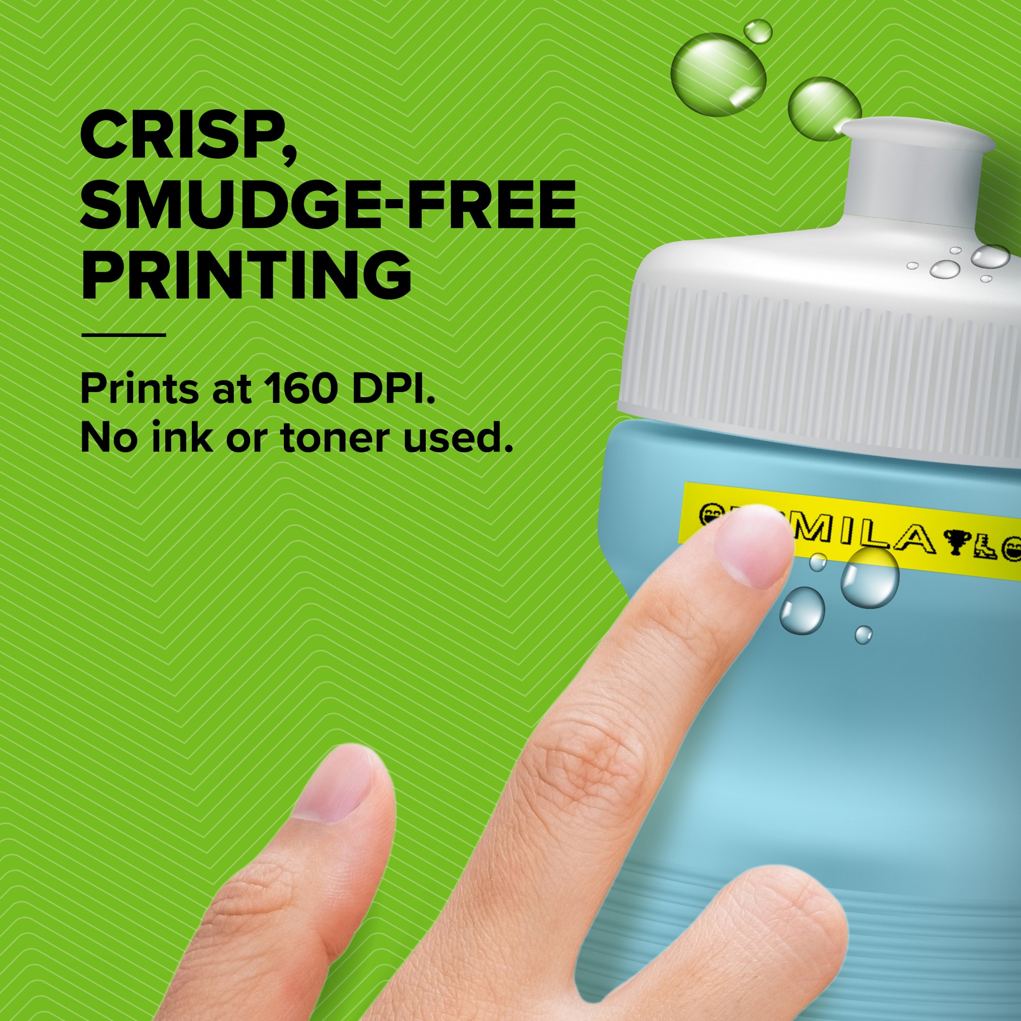 DYMO LetraTag 200B Bluetooth Label Maker | Compact Label Printer | Connects Through Bluetooth Wireless Technology to iOS and Android | Includes 1 White Paper Label Tape | Black