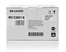Image of Sharp MXC-30GTB Toner-kit black, 6K pages ISO/IEC 19752 for Sharp...