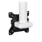 B-Tech SYSTEM V - Flat Screen Ceiling Mount for VESA 100 Fixed Screens - 1m Ø38mm Pole