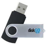 Edge DiskGO C2 USB flash drive 4 GB USB Type-A 2.0 Aluminum, Black