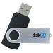 Edge DiskGO C2 USB flash drive 64 GB USB Type-A 2.0 Aluminum, Black