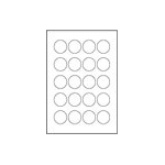 Avery Anti-tamper Label - Laser - L6112 White