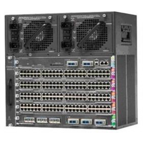 Cisco Catalyst WS-C4506E-S6L-1300 network switch Managed Gigabit Ethernet (10/100/1000) Power over Ethernet (PoE) 10U Black