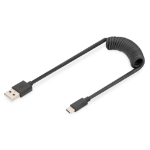 Digitus USB 2.0 - USB A to USB C Spiral Cable