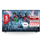 Sony BRAVIA 7 QLED (XR l Mini LED) 75 Inch 4K HDR Google Smart TV (2024) | Gaming Features for PlayStation 5, IMAX Enhanced, Dolby Vision Atmos, Chromecast, AirPlay, 120Hz