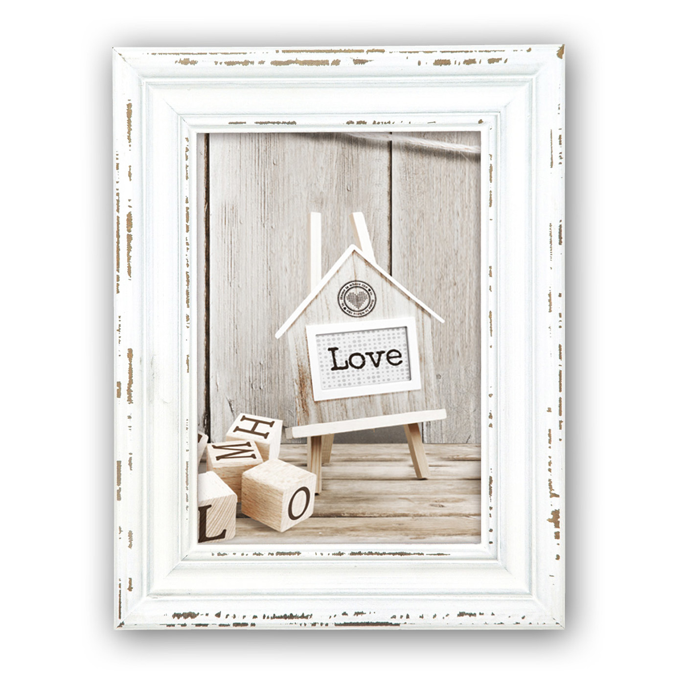 Image of ZEP Rivoli - Wood - White - Single picture frame - Table - Wall -...