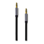 2GO 795100 audio kabel 1,5 m 3.5mm Zwart, Grijs